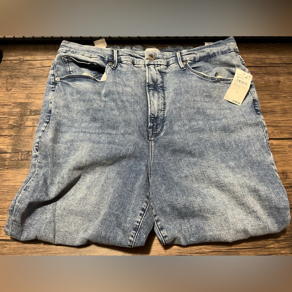 NWT  size 20 Good American Good Waist Crop - High Waist Skinny Jeans